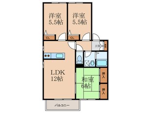 Ｐ－ＡＲＫ・曽根Ｃ棟の物件間取画像